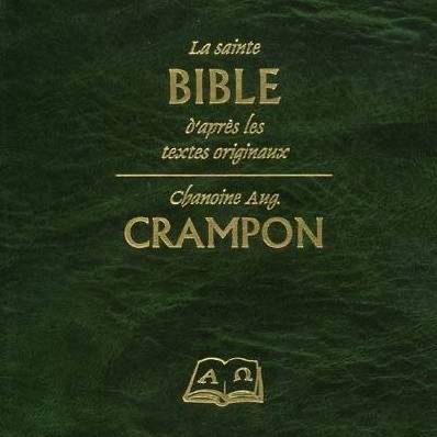 Reliure verte de la sainte Bible du chanoine Augustin Crampon.